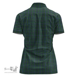 Scottish Arbuthnot Clan Tartan Polo Shirt For Women, Women's Scottish Polo Shirt Scottish Plaid Tartan Plaid - ScotsTee - scotstee.com