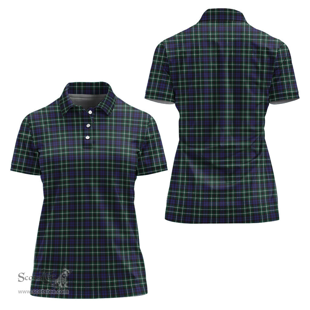 Scottish Allardice Clan Tartan Polo Shirt For Women, Women's Scottish Polo Shirt Scottish Plaid Tartan Plaid - ScotsTee - scotstee.com