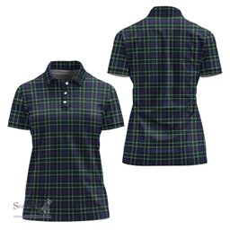 Scottish Allardice Clan Tartan Polo Shirt For Women, Women's Scottish Polo Shirt Scottish Plaid Tartan Plaid - ScotsTee - scotstee.com