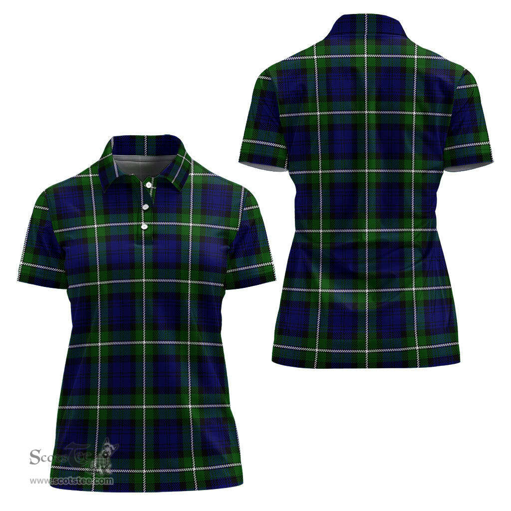 Scottish Bannerman Clan Tartan Polo Shirt For Women, Women's Scottish Polo Shirt Scottish Plaid Tartan Plaid - ScotsTee - scotstee.com