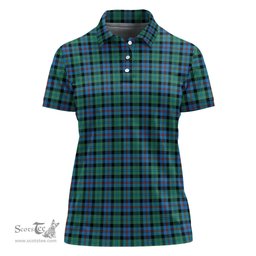 Scottish Campbell of Cawdor Ancient Clan Tartan Polo Shirt For Women, Women's Scottish Polo Shirt Scottish Plaid Tartan Plaid - ScotsTee - scotstee.com