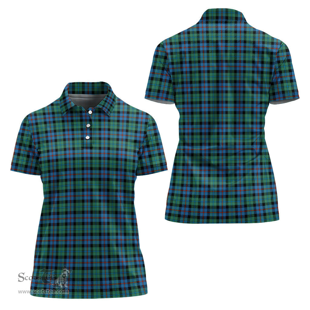 Scottish Campbell of Cawdor Ancient Clan Tartan Polo Shirt For Women, Women's Scottish Polo Shirt Scottish Plaid Tartan Plaid - ScotsTee - scotstee.com
