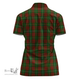 Scottish Bruce Hunting Clan Tartan Polo Shirt For Women, Women's Scottish Polo Shirt Scottish Plaid Tartan Plaid - ScotsTee - scotstee.com