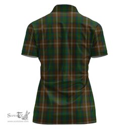 Scottish Chisholm Hunting Clan Tartan Polo Shirt For Women, Women's Scottish Polo Shirt Scottish Plaid Tartan Plaid - ScotsTee - scotstee.com