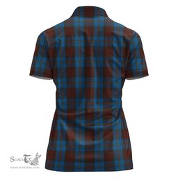 Scottish Cameron Hunting Clan Tartan Polo Shirt For Women, Women's Scottish Polo Shirt Scottish Plaid Tartan Plaid - ScotsTee - scotstee.com