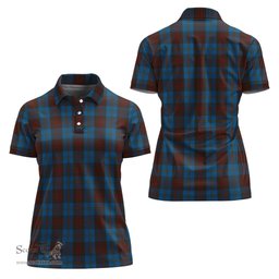Scottish Cameron Hunting Clan Tartan Polo Shirt For Women, Women's Scottish Polo Shirt Scottish Plaid Tartan Plaid - ScotsTee - scotstee.com