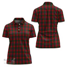 Scottish Bruce Old Clan Tartan Polo Shirt For Women, Women's Scottish Polo Shirt Scottish Plaid Tartan Plaid - ScotsTee - scotstee.com