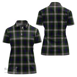 Scottish Blair Dress Clan Tartan Polo Shirt For Women, Women's Scottish Polo Shirt Scottish Plaid Tartan Plaid - ScotsTee - scotstee.com