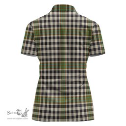 Scottish Burns Check Clan Tartan Polo Shirt For Women, Women's Scottish Polo Shirt Scottish Plaid Tartan Plaid - ScotsTee - scotstee.com