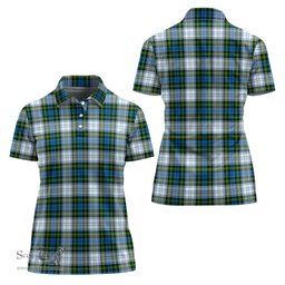 Scottish Campbell Dress Clan Tartan Polo Shirt For Women, Women's Scottish Polo Shirt Scottish Plaid Tartan Plaid - ScotsTee - scotstee.com