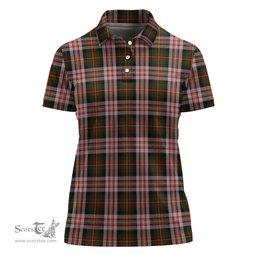 Scottish Carnegie Dress Clan Tartan Polo Shirt For Women, Women's Scottish Polo Shirt Scottish Plaid Tartan Plaid - ScotsTee - scotstee.com
