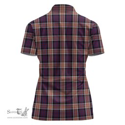 Scottish Carnegie Clan Tartan Polo Shirt For Women, Women's Scottish Polo Shirt Scottish Plaid Tartan Plaid - ScotsTee - scotstee.com