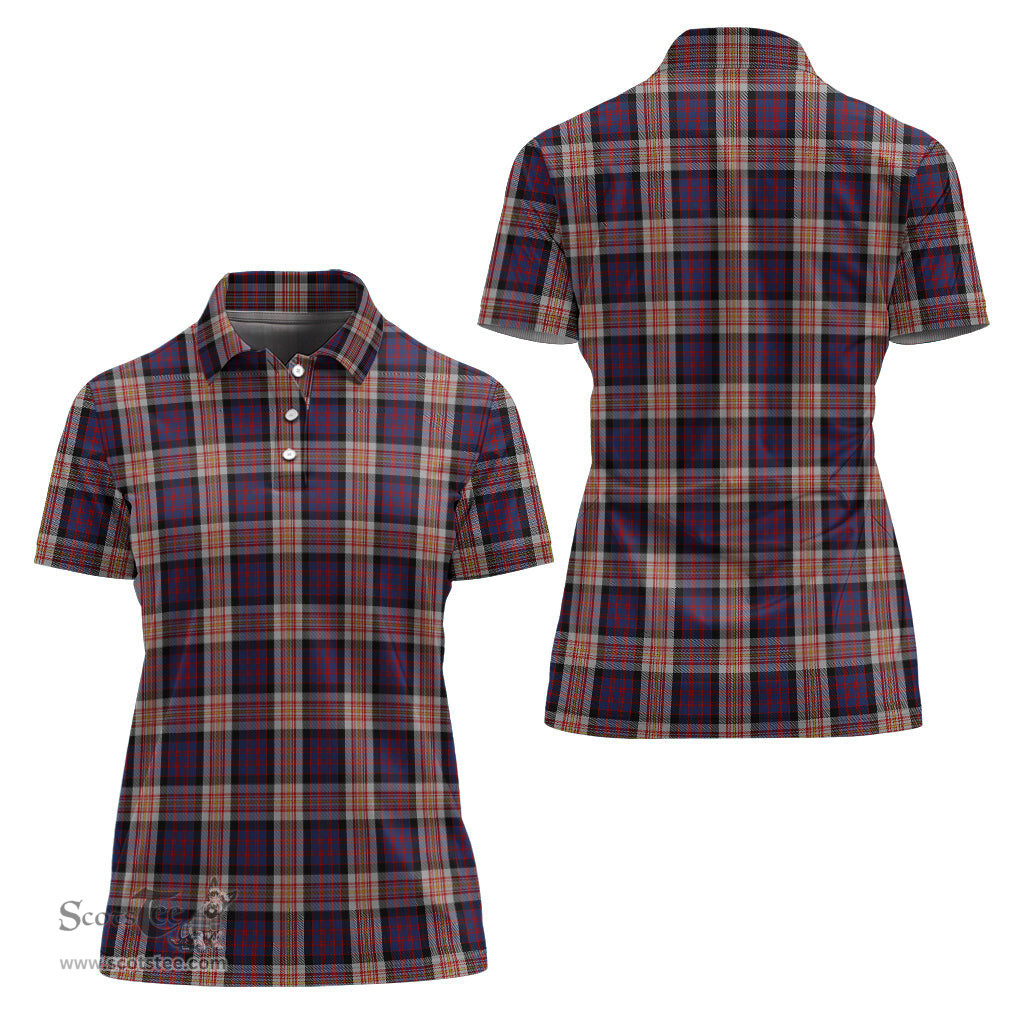 Scottish Carnegie Clan Tartan Polo Shirt For Women, Women's Scottish Polo Shirt Scottish Plaid Tartan Plaid - ScotsTee - scotstee.com