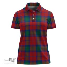 Scottish Byres (Byses) Clan Tartan Polo Shirt For Women, Women's Scottish Polo Shirt Scottish Plaid Tartan Plaid - ScotsTee - scotstee.com