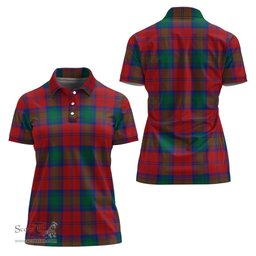 Scottish Byres (Byses) Clan Tartan Polo Shirt For Women, Women's Scottish Polo Shirt Scottish Plaid Tartan Plaid - ScotsTee - scotstee.com