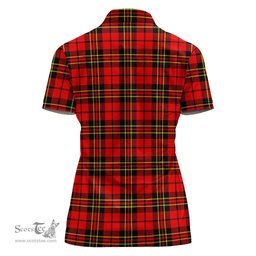 Scottish Brodie Modern Clan Tartan Polo Shirt For Women, Women's Scottish Polo Shirt Scottish Plaid Tartan Plaid - ScotsTee - scotstee.com
