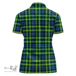 Scottish Campbell of Breadalbane Ancient Clan Tartan Polo Shirt with Family Crest For Women, Women's Scottish Polo Shirt Scottish Plaid Tartan Plaid - ScotsTee - scotstee.com