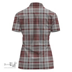 Scottish Clayton Clan Tartan Polo Shirt For Women, Women's Scottish Polo Shirt Scottish Plaid Tartan Plaid - ScotsTee - scotstee.com