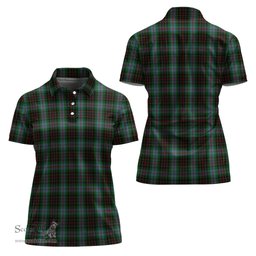 Scottish Brodie Hunting Clan Tartan Polo Shirt For Women, Women's Scottish Polo Shirt Scottish Plaid Tartan Plaid - ScotsTee - scotstee.com