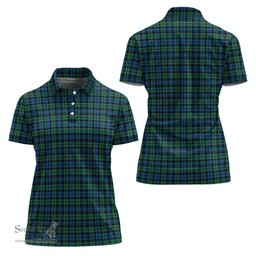 Scottish Campbell Ancient #02 Clan Tartan Polo Shirt For Women, Women's Scottish Polo Shirt Scottish Plaid Tartan Plaid - ScotsTee - scotstee.com