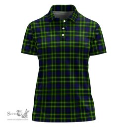 Scottish Campbell of Breadalbane Modern Clan Tartan Polo Shirt For Women, Women's Scottish Polo Shirt Scottish Plaid Tartan Plaid - ScotsTee - scotstee.com