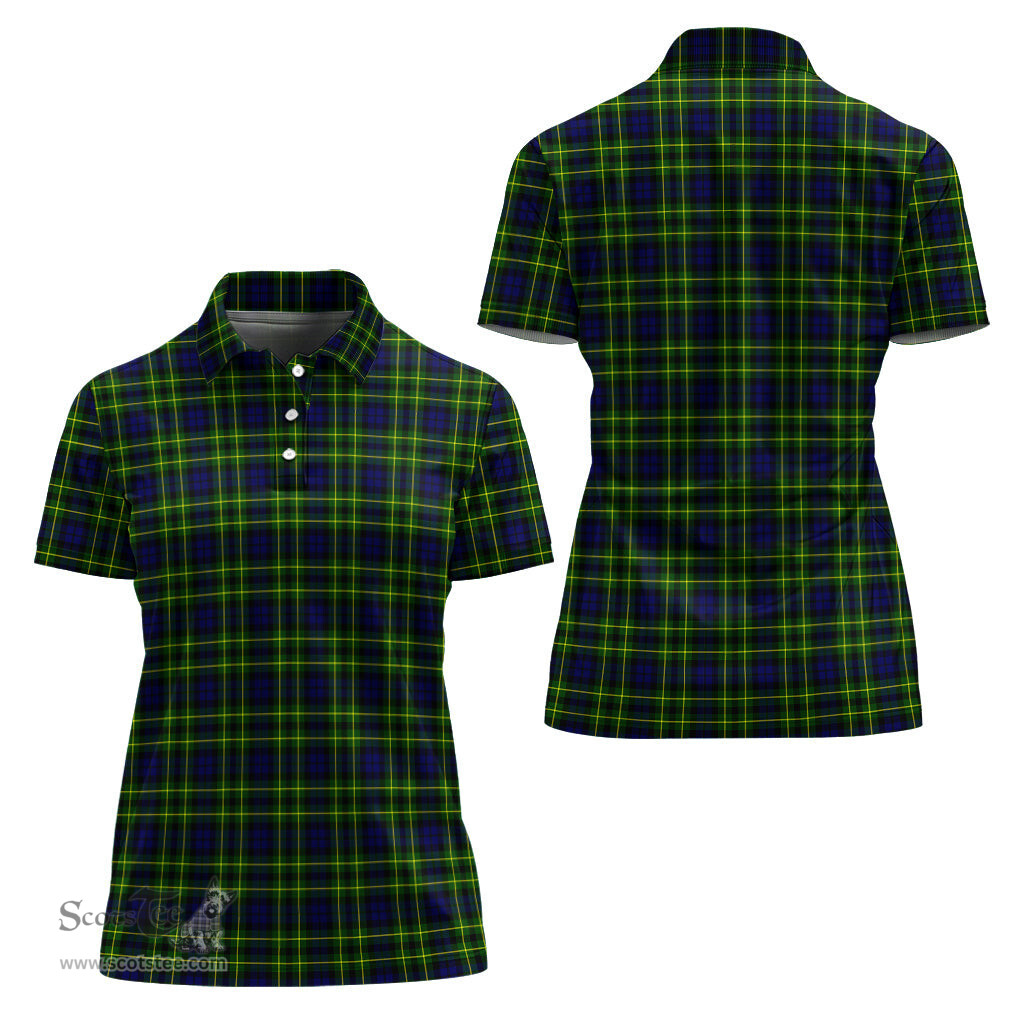 Scottish Campbell of Breadalbane Modern Clan Tartan Polo Shirt For Women, Women's Scottish Polo Shirt Scottish Plaid Tartan Plaid - ScotsTee - scotstee.com