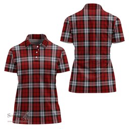 Scottish Brodie Dress Clan Tartan Polo Shirt For Women, Women's Scottish Polo Shirt Scottish Plaid Tartan Plaid - ScotsTee - scotstee.com