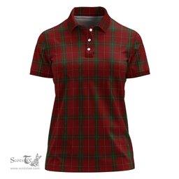 Scottish Carruthers Clan Tartan Polo Shirt For Women, Women's Scottish Polo Shirt Scottish Plaid Tartan Plaid - ScotsTee - scotstee.com