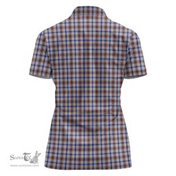 Scottish Boswell Clan Tartan Polo Shirt For Women, Women's Scottish Polo Shirt Scottish Plaid Tartan Plaid - ScotsTee - scotstee.com