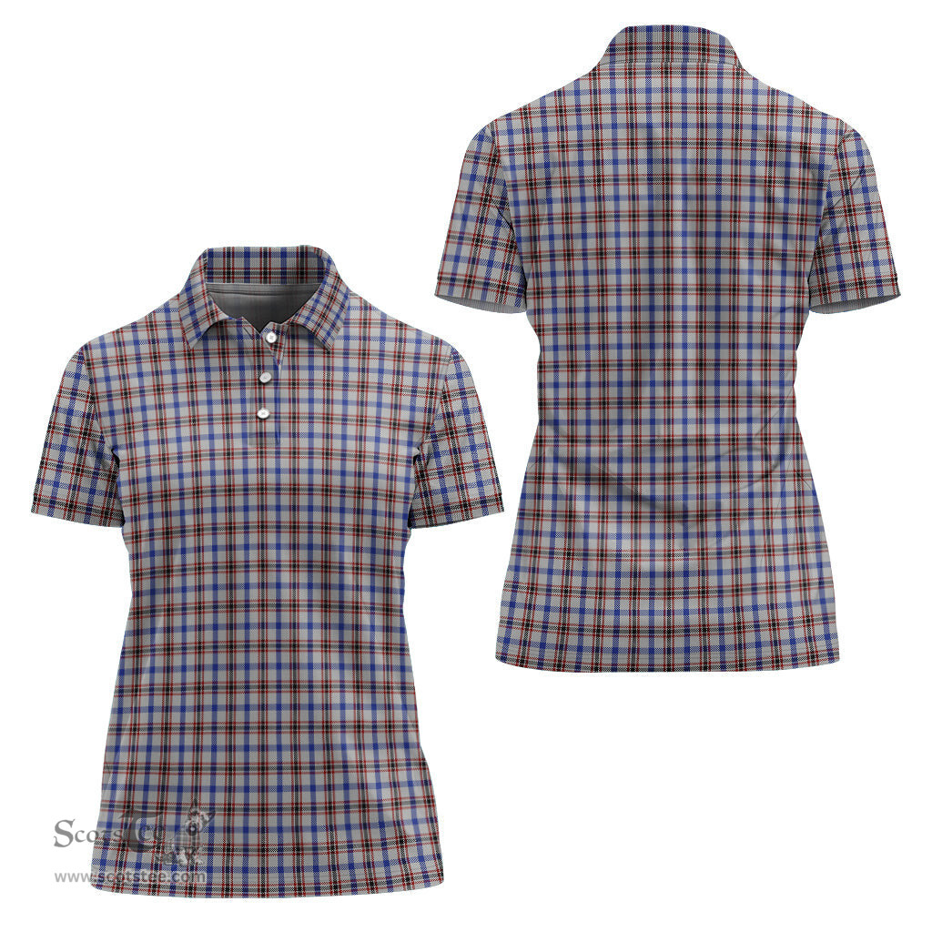 Scottish Boswell Clan Tartan Polo Shirt For Women, Women's Scottish Polo Shirt Scottish Plaid Tartan Plaid - ScotsTee - scotstee.com