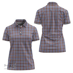 Scottish Boswell Clan Tartan Polo Shirt For Women, Women's Scottish Polo Shirt Scottish Plaid Tartan Plaid - ScotsTee - scotstee.com