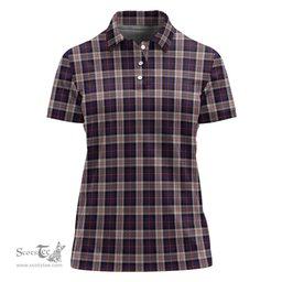 Scottish Cameron of Erracht Dress Clan Tartan Polo Shirt For Women, Women's Scottish Polo Shirt Scottish Plaid Tartan Plaid - ScotsTee - scotstee.com
