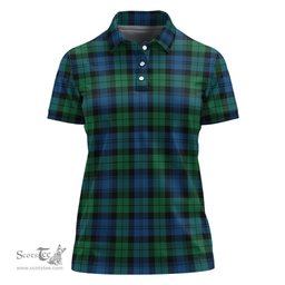 Scottish Black Watch Ancient Clan Tartan Polo Shirt For Women, Women's Scottish Polo Shirt Scottish Plaid Tartan Plaid - ScotsTee - scotstee.com