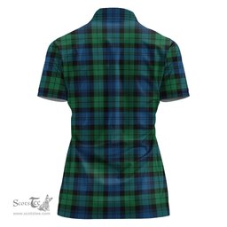 Scottish Black Watch Ancient Clan Tartan Polo Shirt For Women, Women's Scottish Polo Shirt Scottish Plaid Tartan Plaid - ScotsTee - scotstee.com
