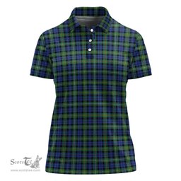 Scottish Campbell Argyll Ancient Clan Tartan Polo Shirt For Women, Women's Scottish Polo Shirt Scottish Plaid Tartan Plaid - ScotsTee - scotstee.com