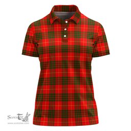 Scottish Cameron Modern Clan Tartan Polo Shirt For Women, Women's Scottish Polo Shirt Scottish Plaid Tartan Plaid - ScotsTee - scotstee.com