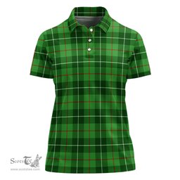 Scottish Boyle Clan Tartan Polo Shirt For Women, Women's Scottish Polo Shirt Scottish Plaid Tartan Plaid - ScotsTee - scotstee.com