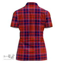 Scottish Cameron of Lochiel Modern Clan Tartan Polo Shirt For Women, Women's Scottish Polo Shirt Scottish Plaid Tartan Plaid - ScotsTee - scotstee.com