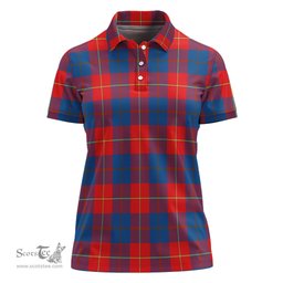 Scottish Blane Clan Tartan Polo Shirt For Women, Women's Scottish Polo Shirt Scottish Plaid Tartan Plaid - ScotsTee - scotstee.com