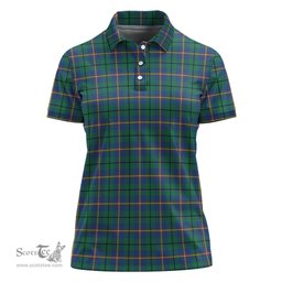 Scottish Carmichael Ancient Clan Tartan Polo Shirt For Women, Women's Scottish Polo Shirt Scottish Plaid Tartan Plaid - ScotsTee - scotstee.com