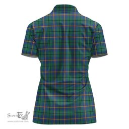 Scottish Carmichael Ancient Clan Tartan Polo Shirt For Women, Women's Scottish Polo Shirt Scottish Plaid Tartan Plaid - ScotsTee - scotstee.com