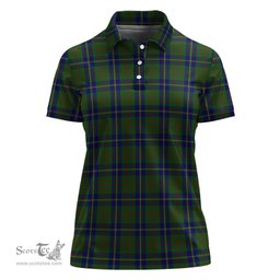 Scottish Cameron of Lochiel Hunting Clan Tartan Polo Shirt For Women, Women's Scottish Polo Shirt Scottish Plaid Tartan Plaid - ScotsTee - scotstee.com