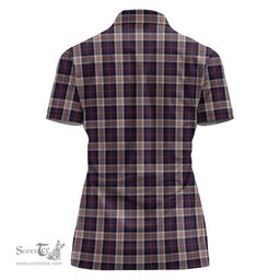 Scottish Cameron of Erracht Dress Clan Tartan Polo Shirt with Family Crest For Women, Women's Scottish Polo Shirt Scottish Plaid Tartan Plaid - ScotsTee - scotstee.com