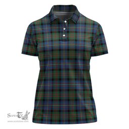 Scottish Cameron of Erracht Ancient Clan Tartan Polo Shirt For Women, Women's Scottish Polo Shirt Scottish Plaid Tartan Plaid - ScotsTee - scotstee.com