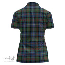 Scottish Cameron of Erracht Ancient Clan Tartan Polo Shirt For Women, Women's Scottish Polo Shirt Scottish Plaid Tartan Plaid - ScotsTee - scotstee.com