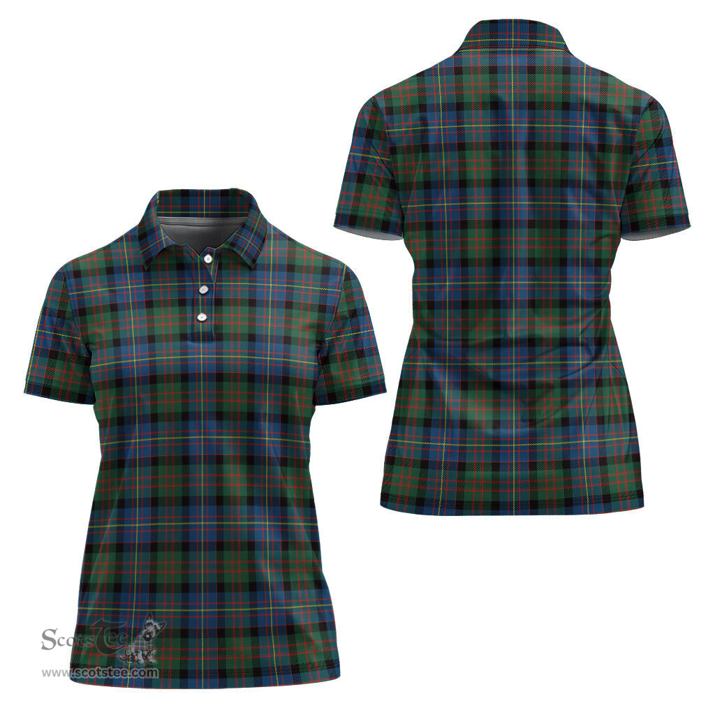 Scottish Cameron of Erracht Ancient Clan Tartan Polo Shirt For Women, Women's Scottish Polo Shirt Scottish Plaid Tartan Plaid - ScotsTee - scotstee.com