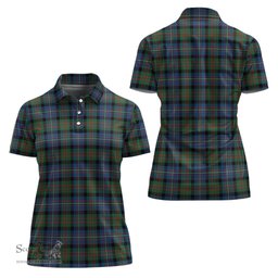 Scottish Cameron of Erracht Ancient Clan Tartan Polo Shirt For Women, Women's Scottish Polo Shirt Scottish Plaid Tartan Plaid - ScotsTee - scotstee.com