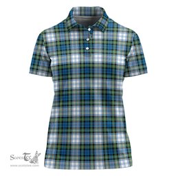 Scottish Campbell Dress Ancient Clan Tartan Polo Shirt For Women, Women's Scottish Polo Shirt Scottish Plaid Tartan Plaid - ScotsTee - scotstee.com
