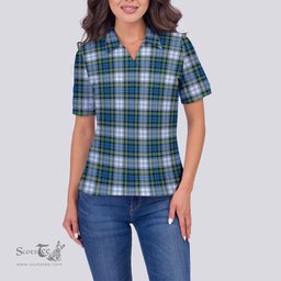Scottish Campbell Dress Ancient Clan Tartan Polo Shirt For Women, Women's Scottish Polo Shirt Scottish Plaid Tartan Plaid - ScotsTee - scotstee.com
