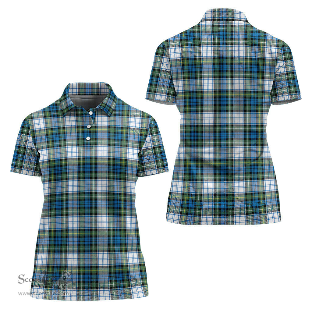 Scottish Campbell Dress Ancient Clan Tartan Polo Shirt For Women, Women's Scottish Polo Shirt Scottish Plaid Tartan Plaid - ScotsTee - scotstee.com